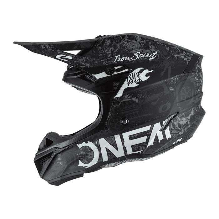 Шлем кроссовый O’NEAL 5Series HR цвет белый/черный, размер S от компании Интернет-гипермаркет «MALL24» - фото 1
