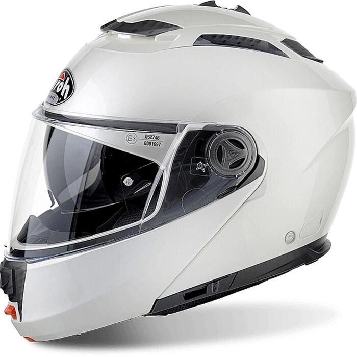 Шлем модуляр Airoh Phantom S, глянец, цвет белый, размер S от компании Интернет-гипермаркет «MALL24» - фото 1