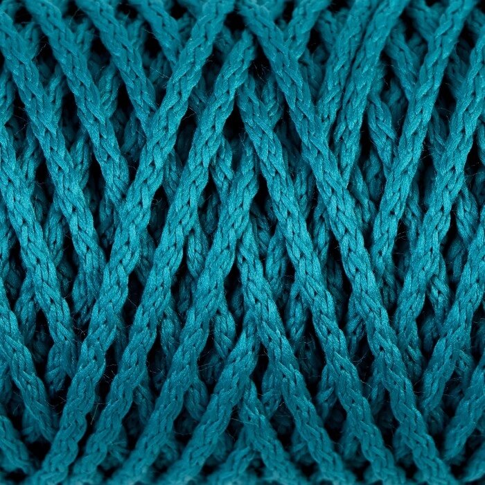 Шнур для вязания "Классик" без сердечника 100% полиэфир ширина 4мм 100м (морская волна) от компании Интернет-гипермаркет «MALL24» - фото 1