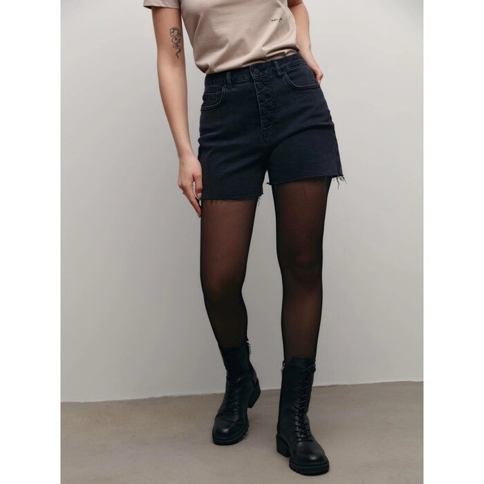 Шорты джинсовые женские, размер L, цвет washed black от компании Интернет-гипермаркет «MALL24» - фото 1