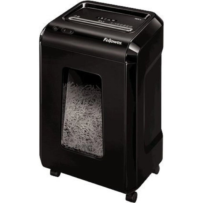 Шредер Fellowes PowerShred 92Cs (P-4), фрагменты 4x38мм,18 листов одн, скобы, пл. карты, CD,25л от компании Интернет-гипермаркет «MALL24» - фото 1