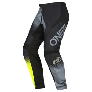 Штаны для мотокросса O'NEAL Element Racewear V. 22, мужские, черный/серый, 32/48