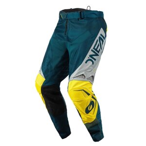 Штаны для мотокросса O'NEAL Hardwear Surge, мужские, синий/желтый, 38-36