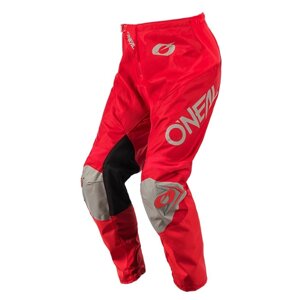 Штаны для мотокросса O'NEAL Matrix Ridewear, мужские, красный, 34-34