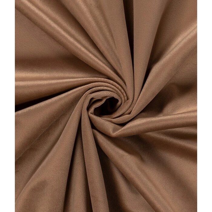 Штора "Бархат", размер 180x275 см, цвет песочный от компании Интернет-гипермаркет «MALL24» - фото 1