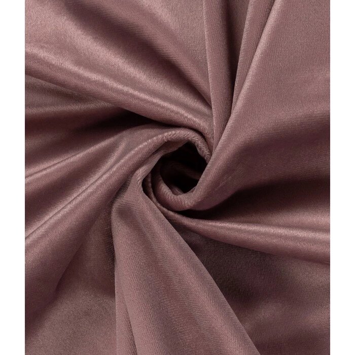 Штора "Бархат", размер 180x275 см, цвет пыльно-розовый от компании Интернет-гипермаркет «MALL24» - фото 1