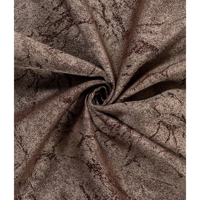 Штора "Бидасар", размер 200x260 см, цвет шоколад от компании Интернет-гипермаркет «MALL24» - фото 1