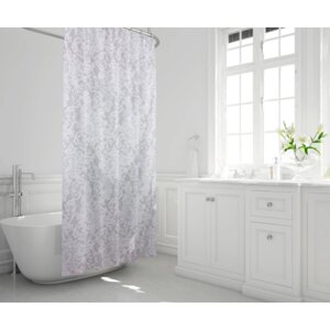 Штора для ванной Dantelle, 180 х 200 см, цвет серый
