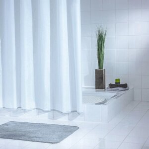 Штора для ванной комнаты Standard, цвет белый 240х180 см