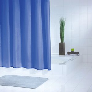 Штора для ванной комнаты Standard, цвет синий/голубой 240х180 см