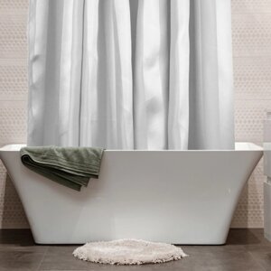 Штора для ванны Regina, размер 200х240 см, цвет белый