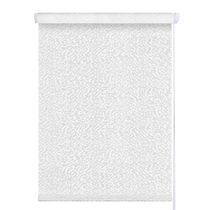 Штора рулонная "Мозаика", 160х175 см, цвет белый от компании Интернет-гипермаркет «MALL24» - фото 1