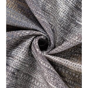 Штора "Сияние", размер 150x260 см, цвет серый