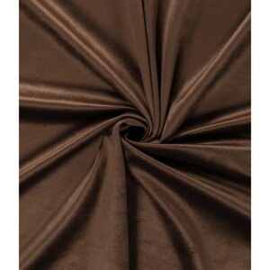 Штора "Велюр", размер 200x260 см, цвет светло-коричневый