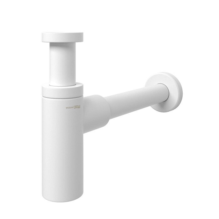 Сифон для раковины WasserKRAFT A150, 1 1/4", латунь, белый от компании Интернет-гипермаркет «MALL24» - фото 1