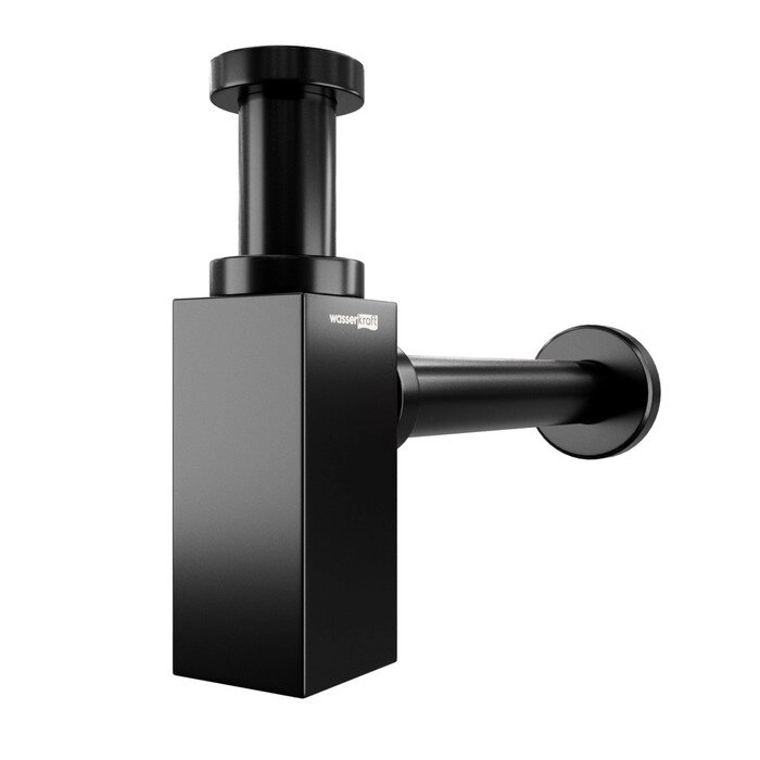 Сифон для раковины WasserKRAFT A169, латунь, черный от компании Интернет-гипермаркет «MALL24» - фото 1