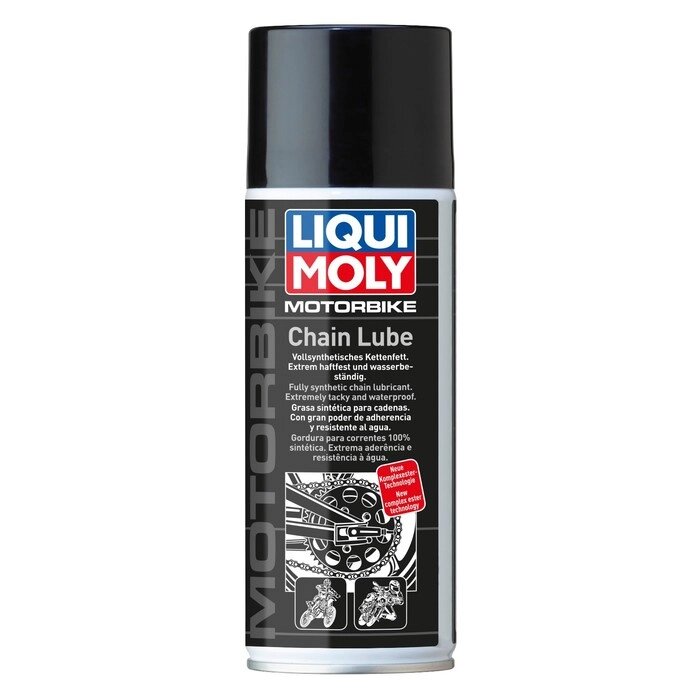 Смазка для цепи мотоцикла LiquiMoly Motorbike Chain Lube, 400 мл от компании Интернет-гипермаркет «MALL24» - фото 1