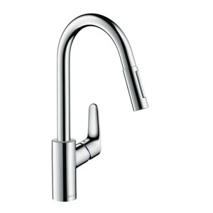 Смеситель Hansgrohe Focus для кухни с выдвижным изливом