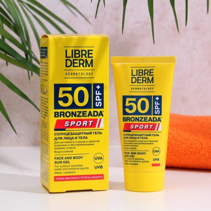 Солнцезащитный гель для лица и тела LIBREDERM sport 50 SPF+, 50 мл от компании Интернет-гипермаркет «MALL24» - фото 1