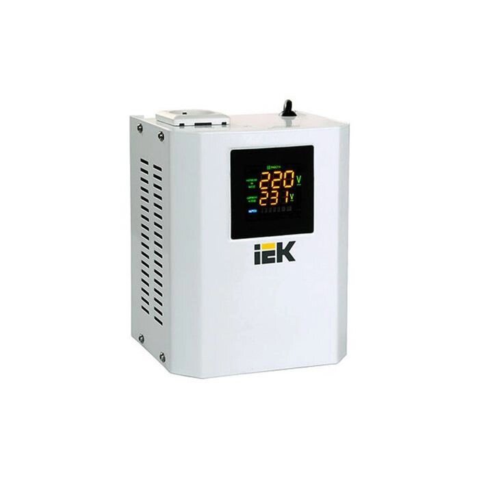 Стабилизатор напряжения IEK Boiler, 0.5 кВА, IVS24-1-00500 от компании Интернет-гипермаркет «MALL24» - фото 1