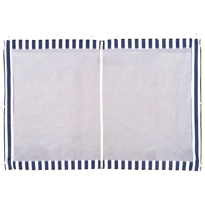 Стенка синяя с москитной сеткой для тента-шатра №4140 от компании Интернет-гипермаркет «MALL24» - фото 1