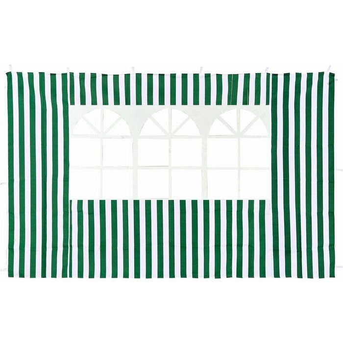 Стенка зеленая с окном для садового тента-шатра №4110 от компании Интернет-гипермаркет «MALL24» - фото 1