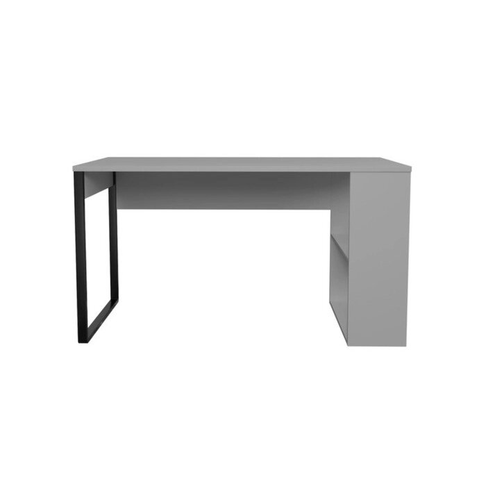 Стол письменный лофт DQ MADRID М-6,  1200*600*775, Черный муар/Серый графит ЛДСП от компании Интернет-гипермаркет «MALL24» - фото 1