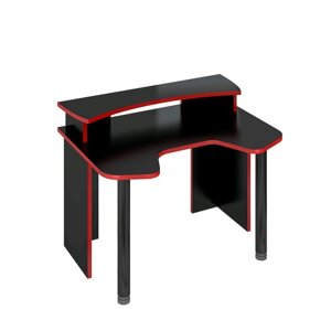 Стол с надстройкой "СКЛ Игр120", 1200 900 945 мм, цвет чёрный