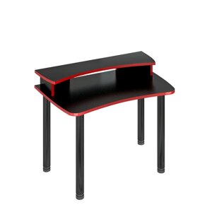 Стол с надстройкой "СКЛ Софт120МО", 1200 750 945 мм, цвет чёрный