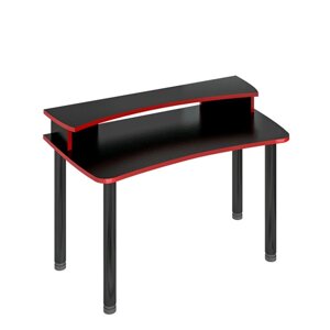 Стол с надстройкой "СКЛ Софт140МО", 1400 750 945 мм, цвет чёрный
