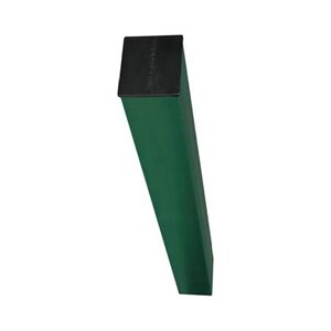 Столб, 60 40 1.2 мм, h = 2, 5 м, под бетон, зелёный