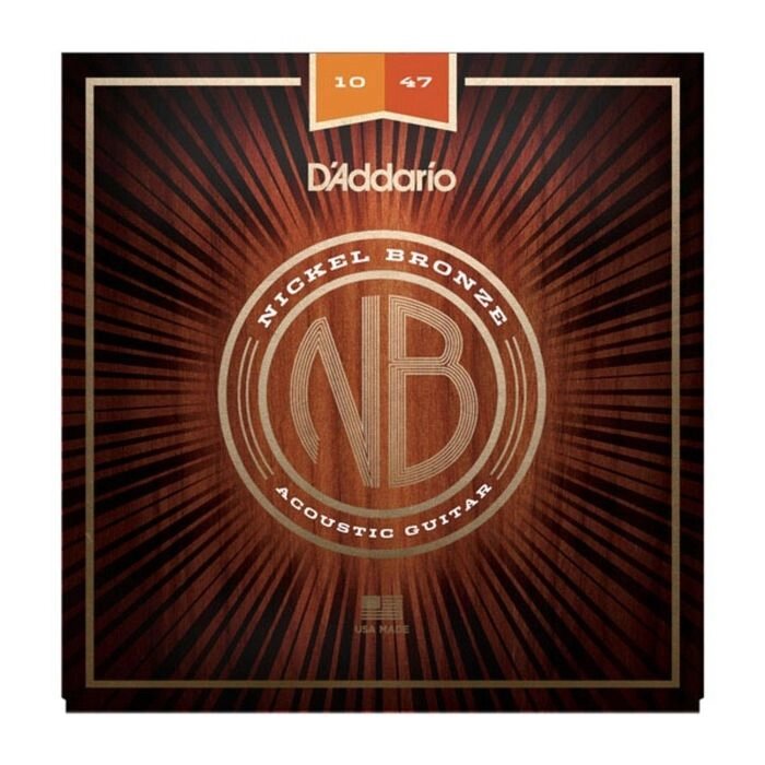 Струны для акустической гитары D'Addario NB1047 Nickel Bronze, Extra Light, 10-47 от компании Интернет-гипермаркет «MALL24» - фото 1