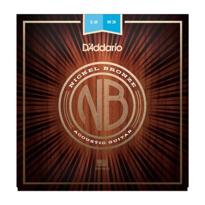 Струны для акустической гитары D'Addario NB1253 Nickel Bronze, Light, 12-53 от компании Интернет-гипермаркет «MALL24» - фото 1