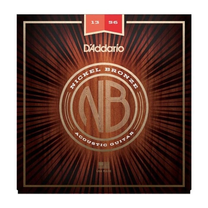 Струны для акустической гитары D'Addario NB1356 Nickel Bronze, Medium, 13-56 от компании Интернет-гипермаркет «MALL24» - фото 1