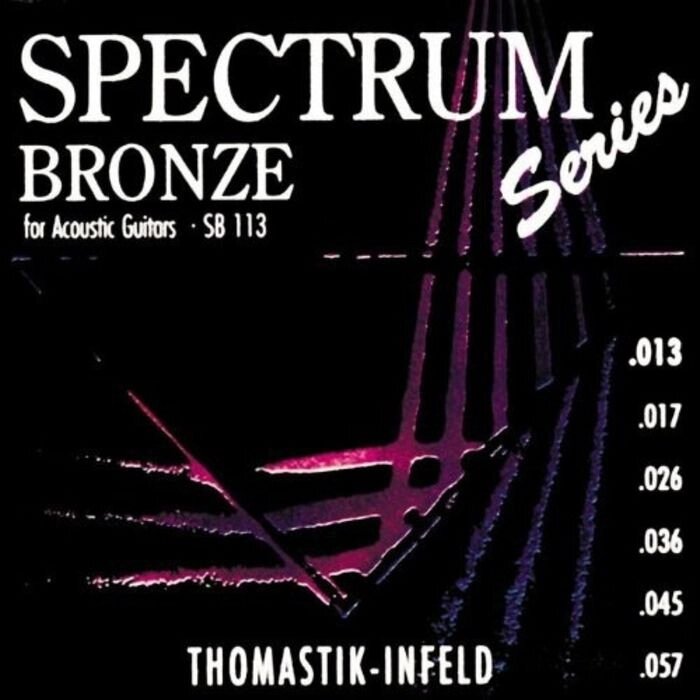 Струны для акустической гитары Thomastik SB113 Spectrum Bronze 013-057 от компании Интернет-гипермаркет «MALL24» - фото 1