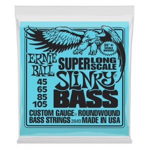 Струны для бас-гитары ERNIE BALL 2849 Nickel Wound Bass SLS Slinky (45-65-85-105)