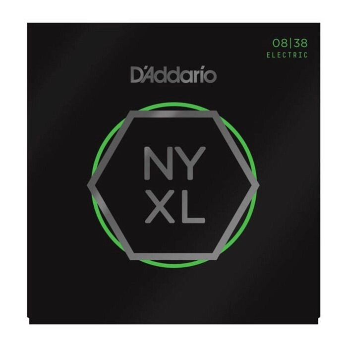 Струны для электрогитары D'Addario NYXL0838 NYXL, Extra Super Light, 08-38 от компании Интернет-гипермаркет «MALL24» - фото 1