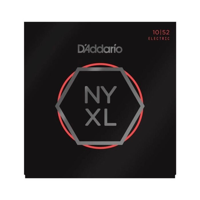 Струны для электрогитары D'Addario NYXL1052 NYXL никелирован, L. Top/Heavy Bottom, 10-52 от компании Интернет-гипермаркет «MALL24» - фото 1