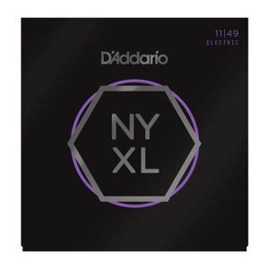 Струны для электрогитары D'Addario NYXL1149 NYXL Medium, 11-49,