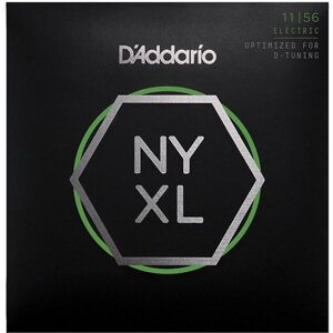 Струны для электрогитары D'Addario NYXL1156 NYXL M Top / E-H Bottom, 11-56