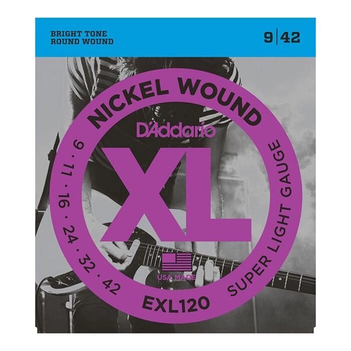 Струны для электрогитары  EXL120 XL NICKEL WOUND Super Light 9-42 от компании Интернет-гипермаркет «MALL24» - фото 1