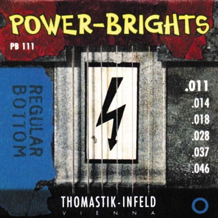 Струны для электрогитары Thomastik PB111 Power-Brights Regular Bottom 11-46 от компании Интернет-гипермаркет «MALL24» - фото 1