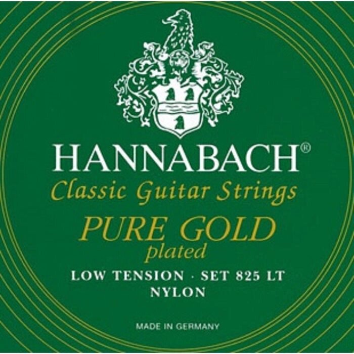 Струны для классической гитары Hannabach 825LT Green PURE GOLD от компании Интернет-гипермаркет «MALL24» - фото 1