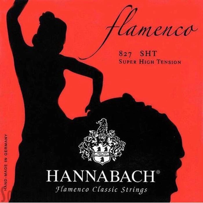 Струны для классической гитары Hannabach 827SHT Red FLAMENCO от компании Интернет-гипермаркет «MALL24» - фото 1