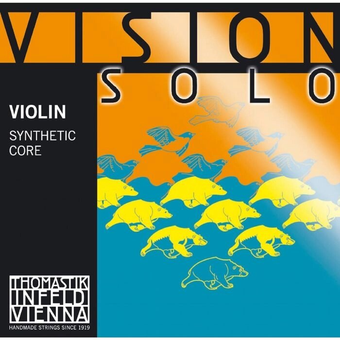 Струны для скрипки  Thomastik VIS100 Vision Solo 4/4, среднее натяжение от компании Интернет-гипермаркет «MALL24» - фото 1