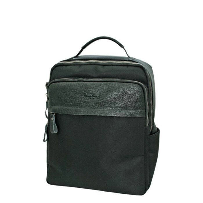 Сумка-рюкзак, отдел на молнии, цвет черный 35х30х15см от компании Интернет-гипермаркет «MALL24» - фото 1