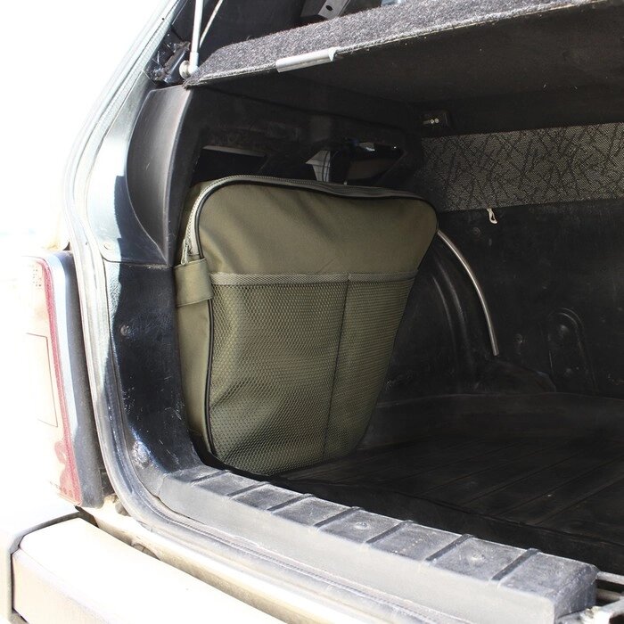 Сумка-вкладыш в багажник Lada Niva 4x4, 2 шт, оксфорд 600, олива от компании Интернет-гипермаркет «MALL24» - фото 1