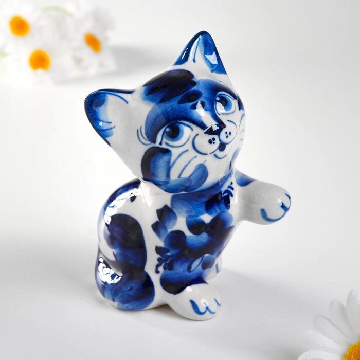 Сувенир керамика "Кот Костик" 11х6 см от компании Интернет-гипермаркет «MALL24» - фото 1