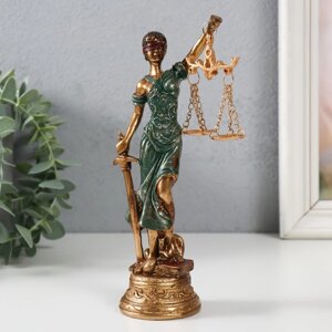 Сувенир полистоун "Фемида - Богиня правосудия с мечом и весами" 7х5,5х20 см