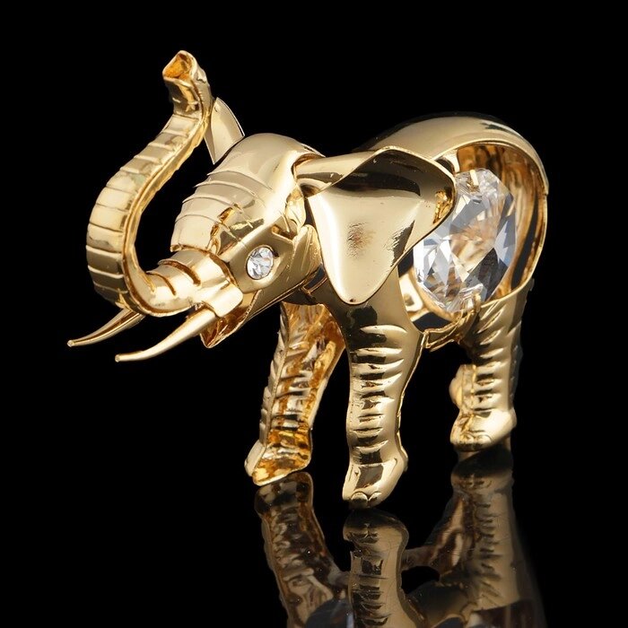 Сувенир "Слонёнок", 62,75 см, с кристаллами Сваровски от компании Интернет-гипермаркет «MALL24» - фото 1